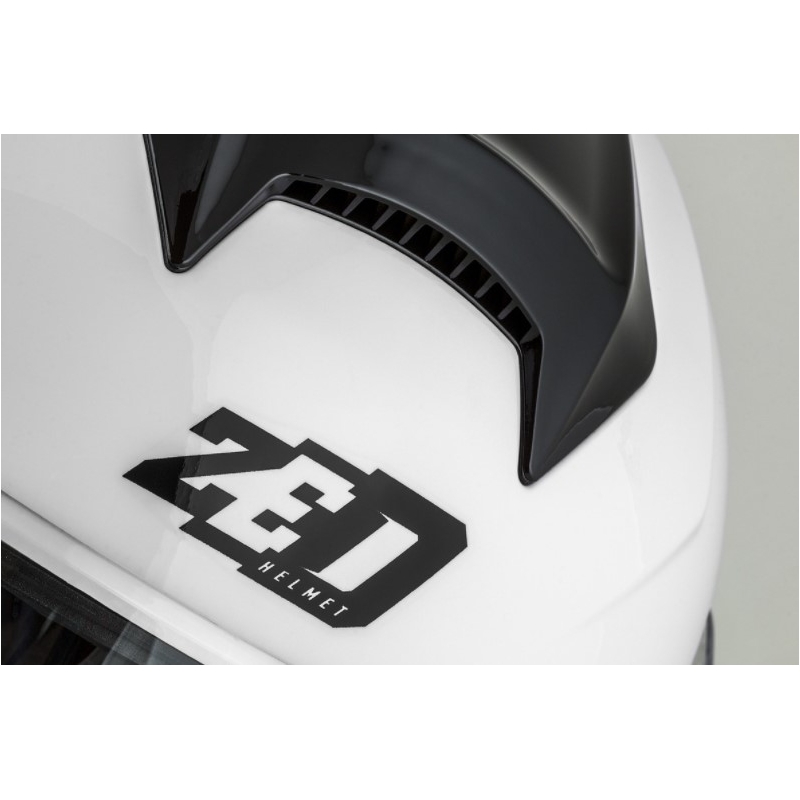 Billenő sisak ZED F18 fehér motorkerékpárhoz