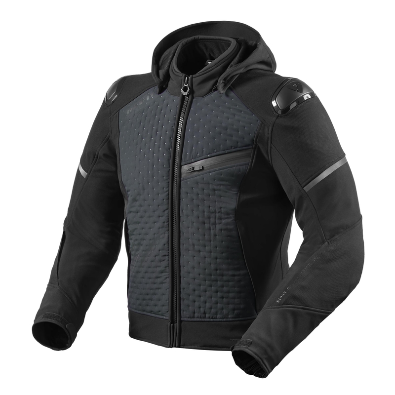 Revit Iridium H2O motoros kabát fekete kiárusítás