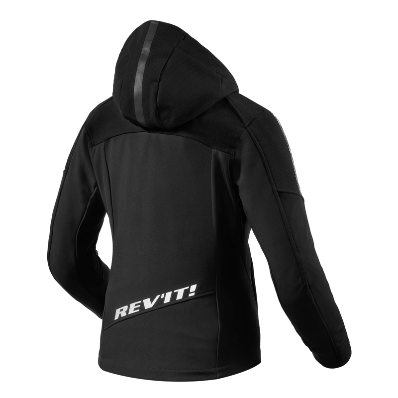 Női motoros kabát Revit Proxy H2O fekete-fehér kiárusítás