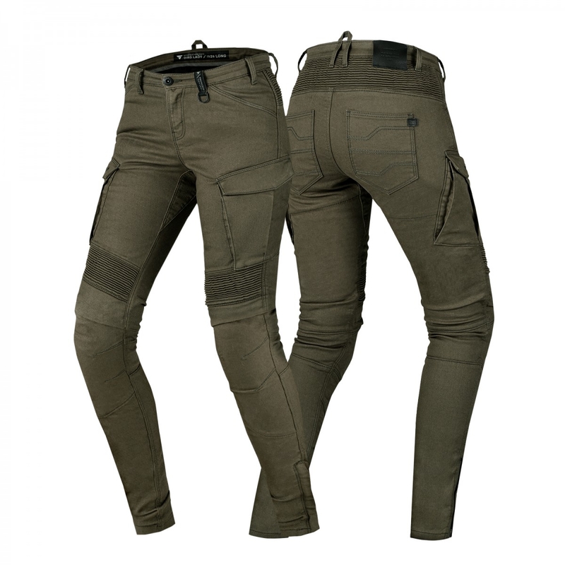 Shima Giro 2.0 női motoros farmer khaki kiárusítás