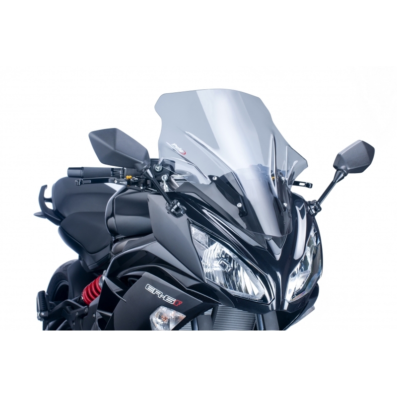 Plexi Puig-Kawasaki ER-6F (12-15) RACING motorkerékpárhoz
