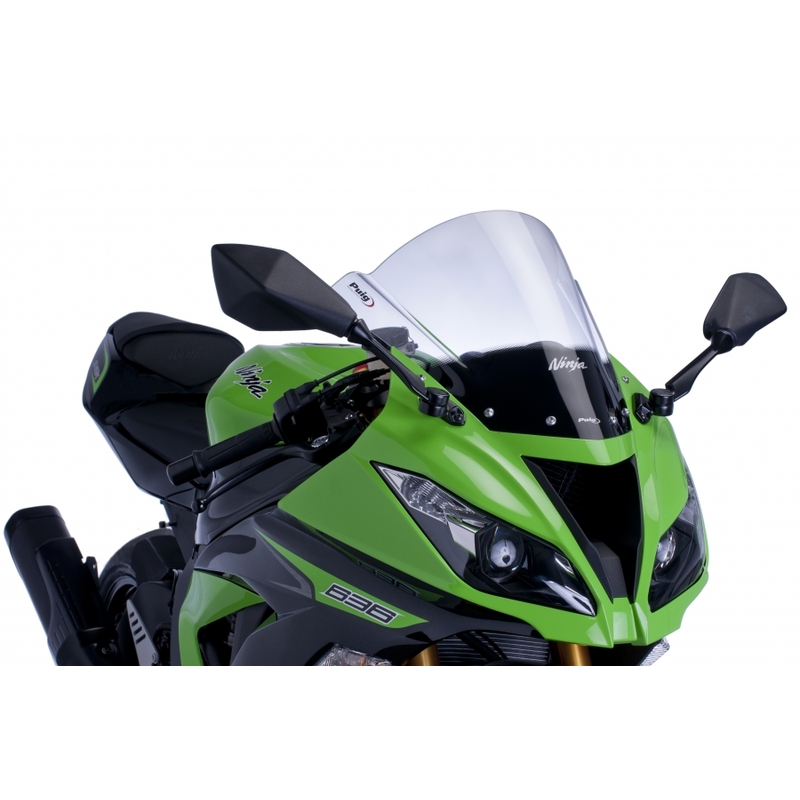 Plexi a Puig-Kawasaki ZX-6R/ZX-6R 636/ZX-10R RACING motorkerékpárhoz