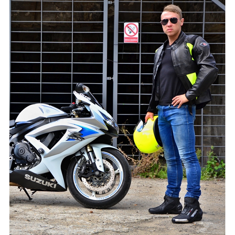 Motoros kabát Tschul 850 fekete-fluo sárga eladó kiárusítás