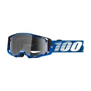 Motocross szemüveg 100% ARMEGA Rockchuck sötétkék (tiszta szemellenző)