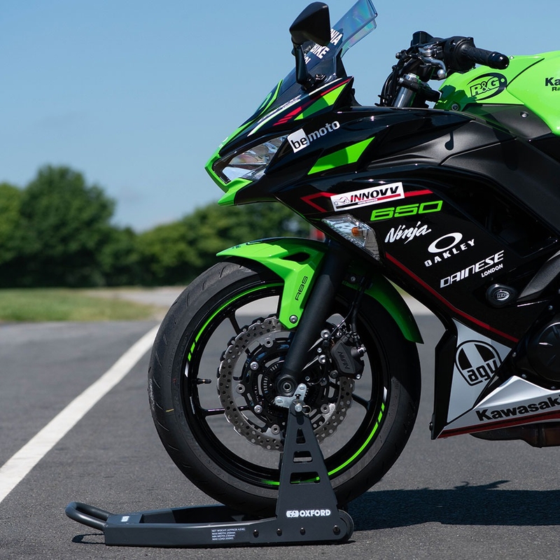 Přední moto stojan Oxford ZERO-G LITE hliníkový