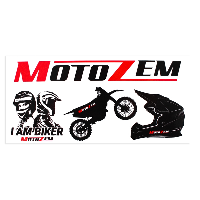MotoZem Cross matrica készlet