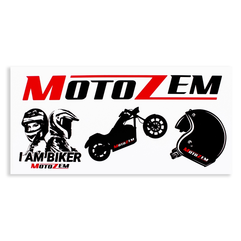 MotoZem Chopper matrica készlet