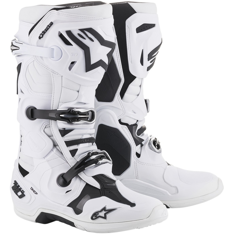 Alpinestars Tech 10 motoros csizma fehér