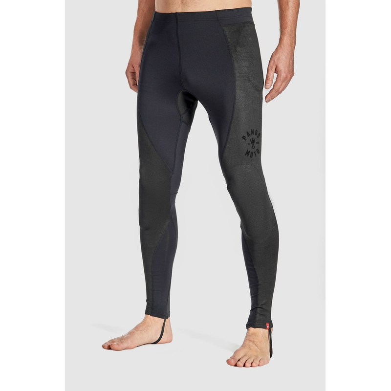 Motorkerékpár leggings PANDO MOTO Skin UH 02 fekete kiárusítás