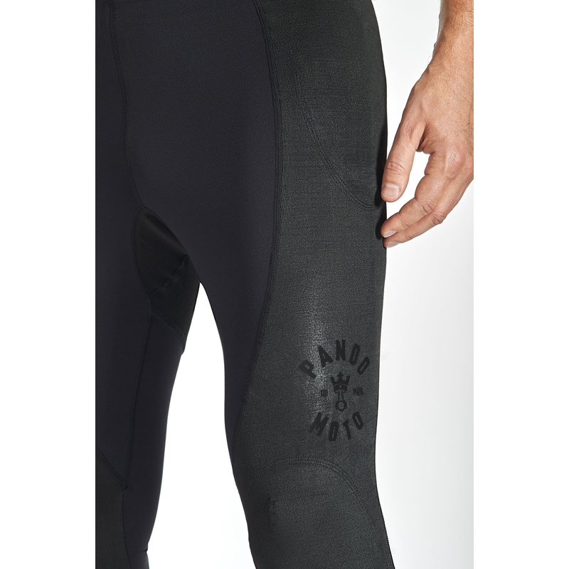 Motorkerékpár leggings PANDO MOTO Skin UH 02 fekete kiárusítás