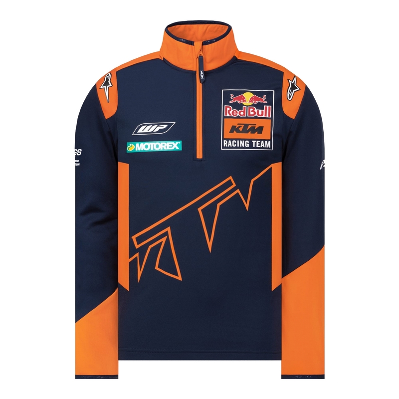Pulóver KTM Red Bull Racing Pullover 22 kék-narancs kiárusítás
