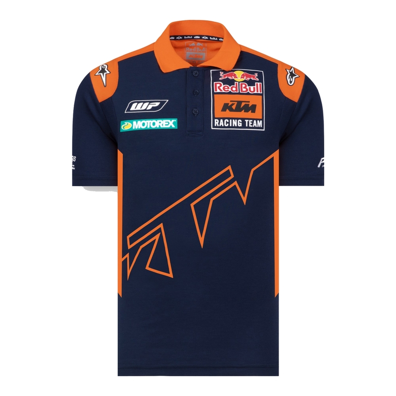 Póló póló KTM Red Bull Racing 22 kék-narancs kiárusítás