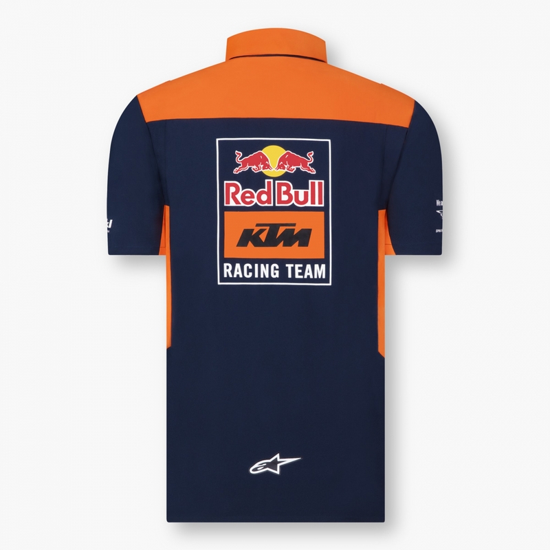 Póló póló KTM Red Bull Racing 22 kék-narancs kiárusítás