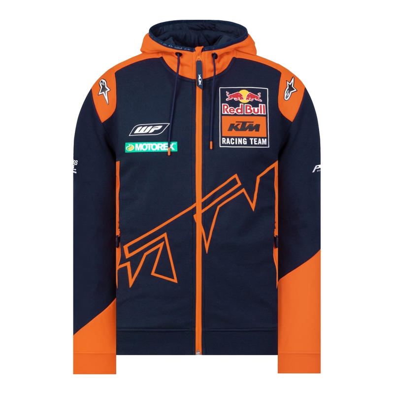 Gyerek pulóver KTM Red Bull Racing Zip kék-narancs