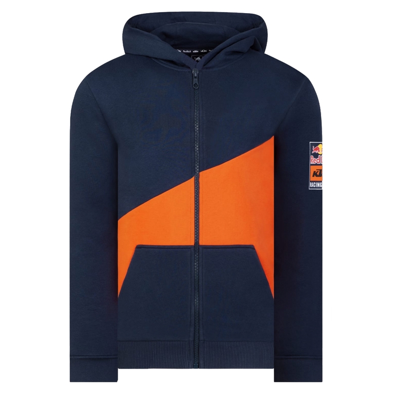 Gyerek pulóver KTM Colourswitch Red Bull Zip kék-narancs kiárusítás