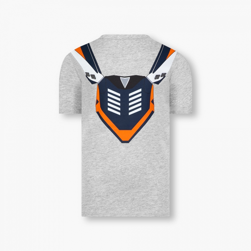 Gyerek póló KTM Rock Solid Red Bull szürke kiárusítás