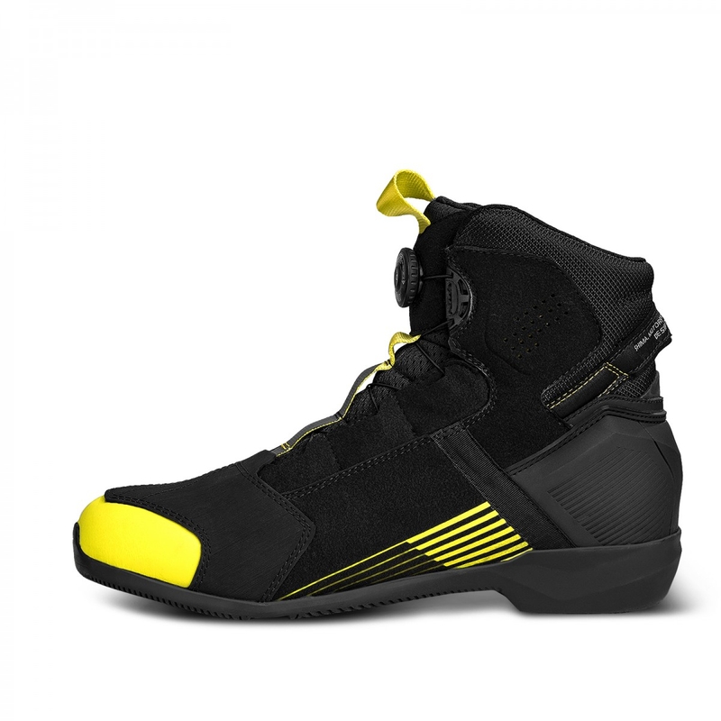 Shima Edge Vent motoros cipő fekete-fluo sárga