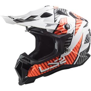 Motocross sisak LS2 MX700 Subverter Astro fehér-narancssárga