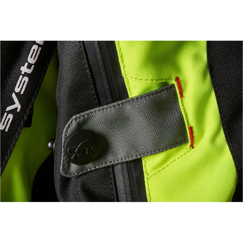 Furygan Apalaches fekete-fluo motoros kabát sárga
