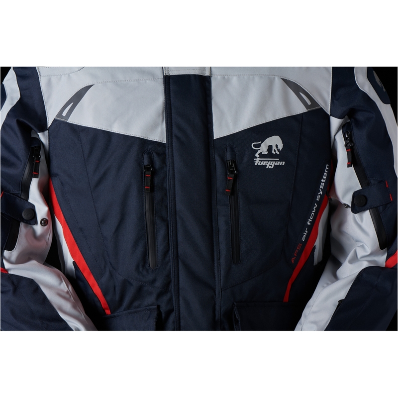Furygan Apalaches motoros kabát kék-szürke-piros