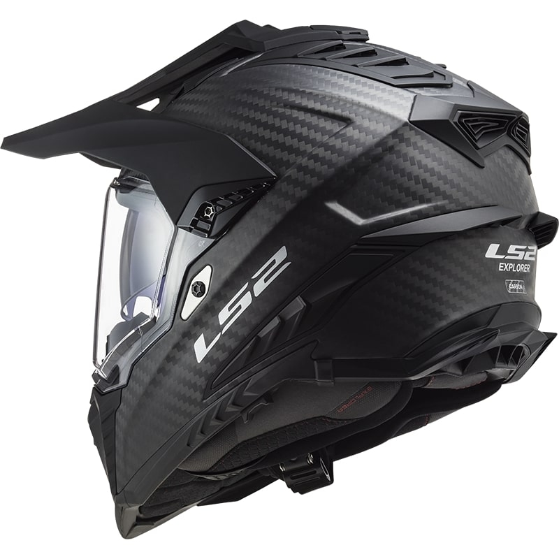 Enduro sisak LS2 MX701 Explorer C tömör koromfekete Matt