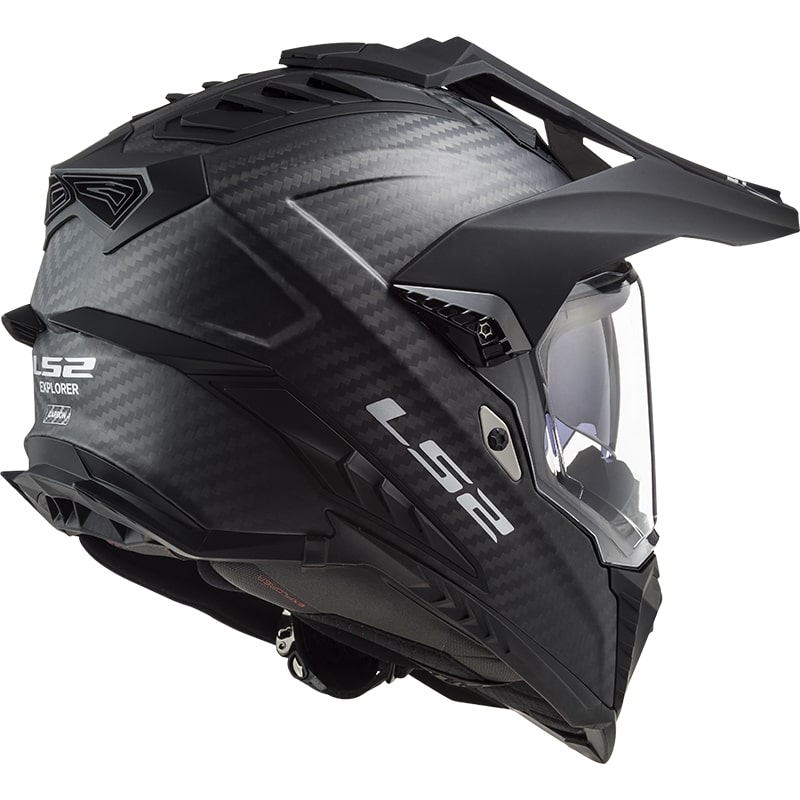 Enduro sisak LS2 MX701 Explorer C tömör koromfekete Matt