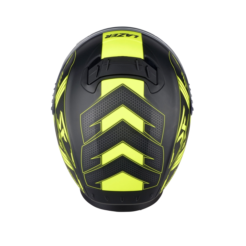 Integrált motoros sisak Lazer Rafale Evo MM Roadtech fekete-fluo sárga