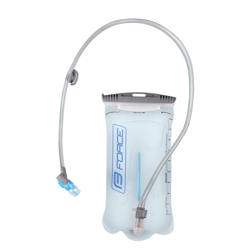 Cyklo batoh FORCE Twin Plus 14 l šedo-modrý s hydrovakem výprodej