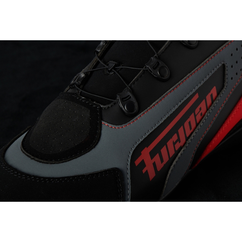 Furygan V4 Easy D3O motoros cipő fekete-piros