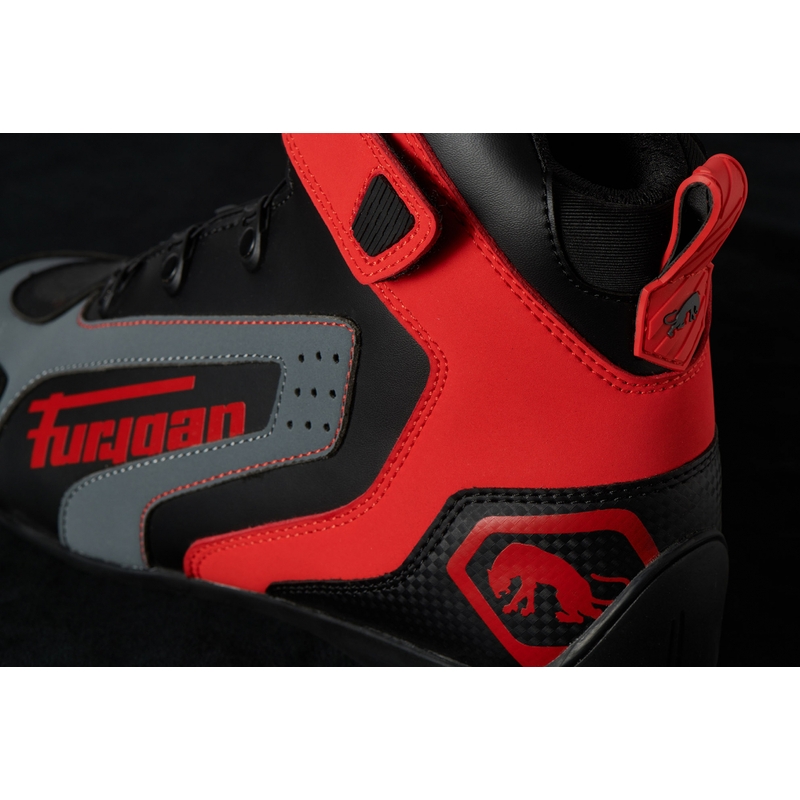 Furygan V4 Easy D3O motoros cipő fekete-piros