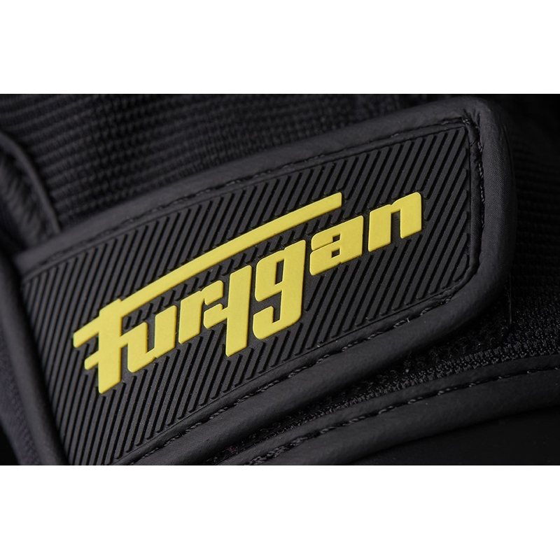 Furygan Jet D3O rövid motoros kesztyű fekete-fluo sárga