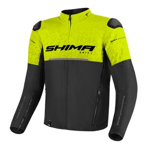 Shima Drift motoros kabát fekete-fluo sárga