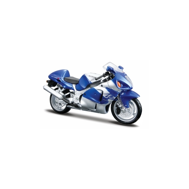 Maisto Suzuki GSX 1300R Hayabusa motorkerékpár modell kék