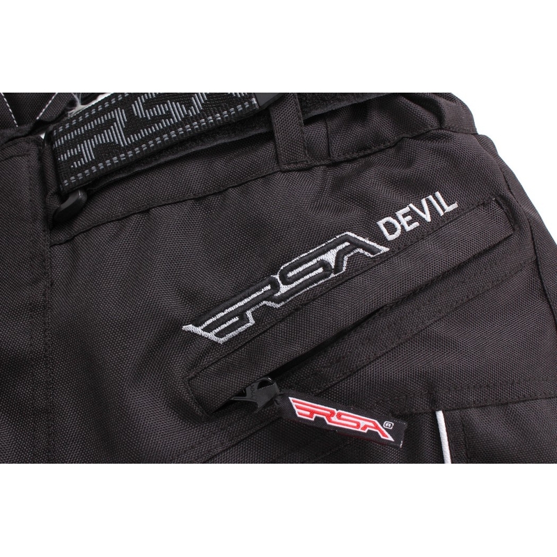 RSA Devil férfi motoros nadrág fekete