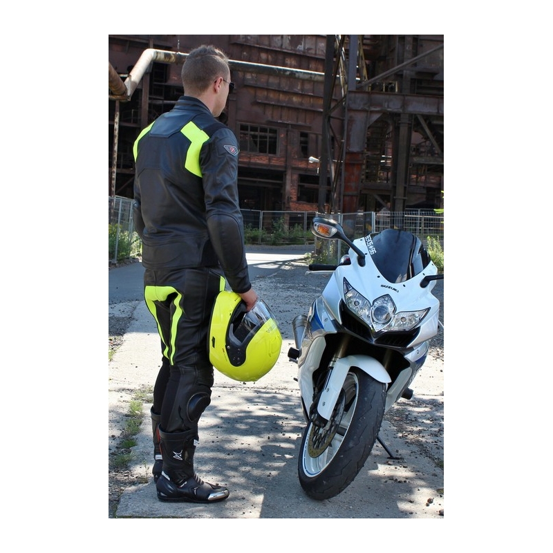 Motoros kabát Tschul 850 fekete-fluo sárga eladó kiárusítás