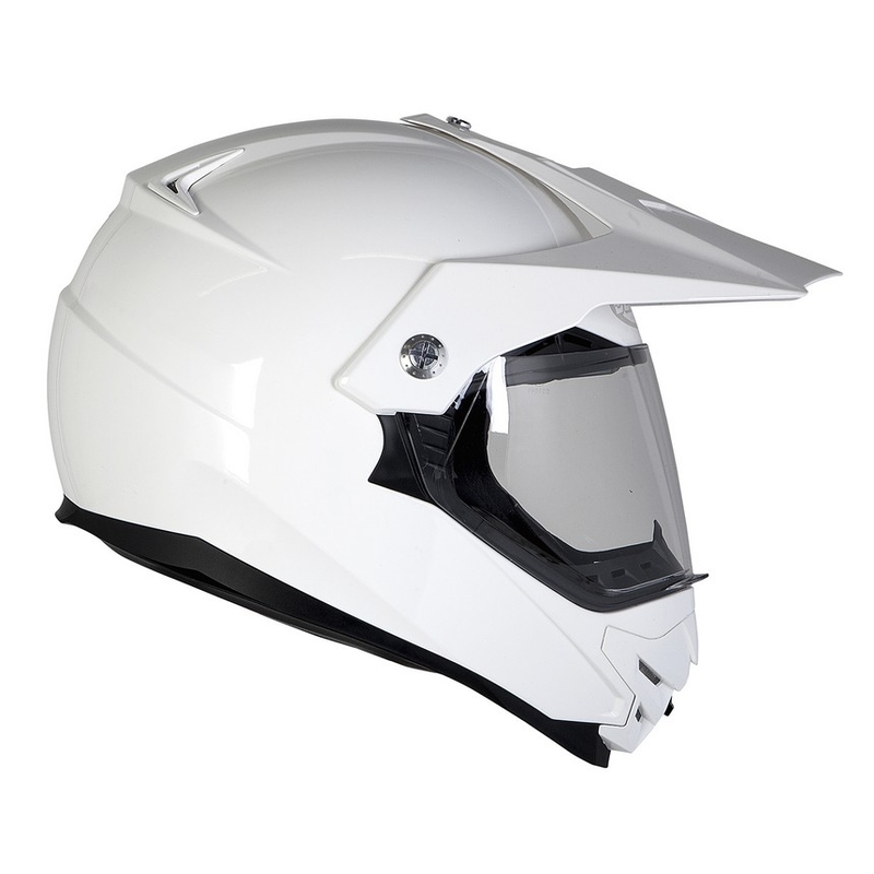 Enduro sisak napellenzővel Ózon MXT-01 fehér akció kiárusítás