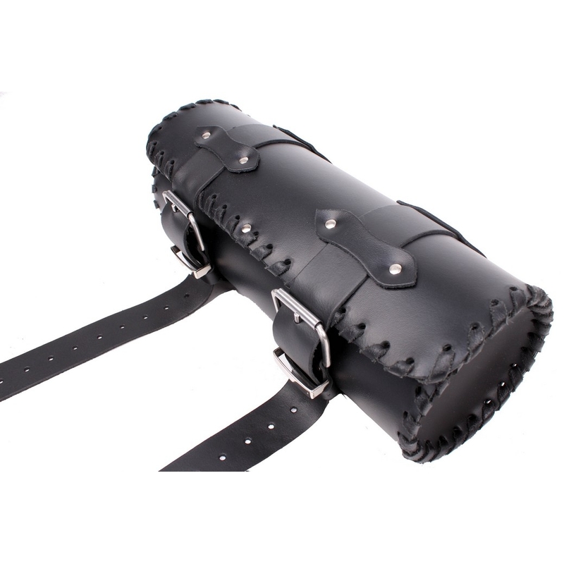 RSA-4A Chopper/Custom Bőr motoros henger alakú táska