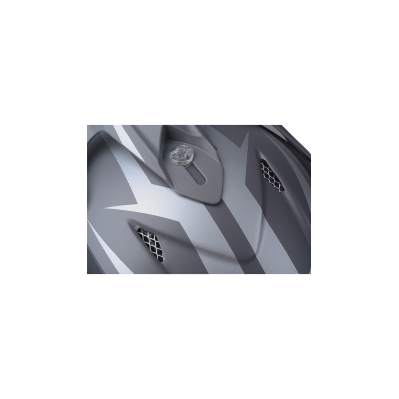 Cassida Cross Pro Motocross sisak - Fekete matt / szürke akció kiárusítás