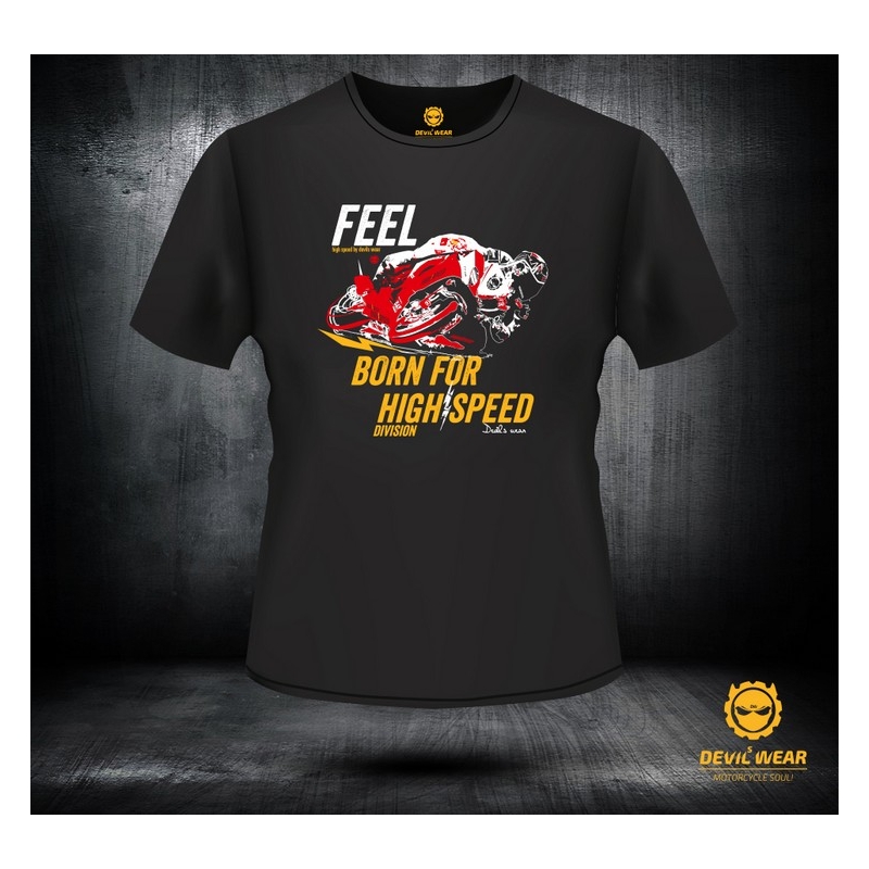 Férfi póló Devils Wear - Feel Supersport Man akció kiárusítás