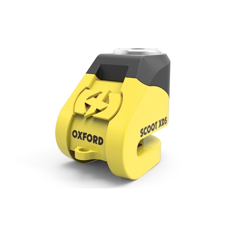 Oxford Scoot XD5 tárcsafék zár – sárga/fekete