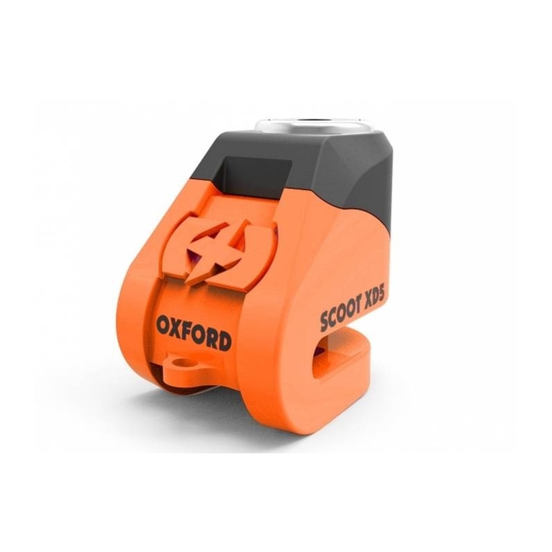 Zámek kotoučové brzdy Oxford Scoot XD5 - oranžovo/černý