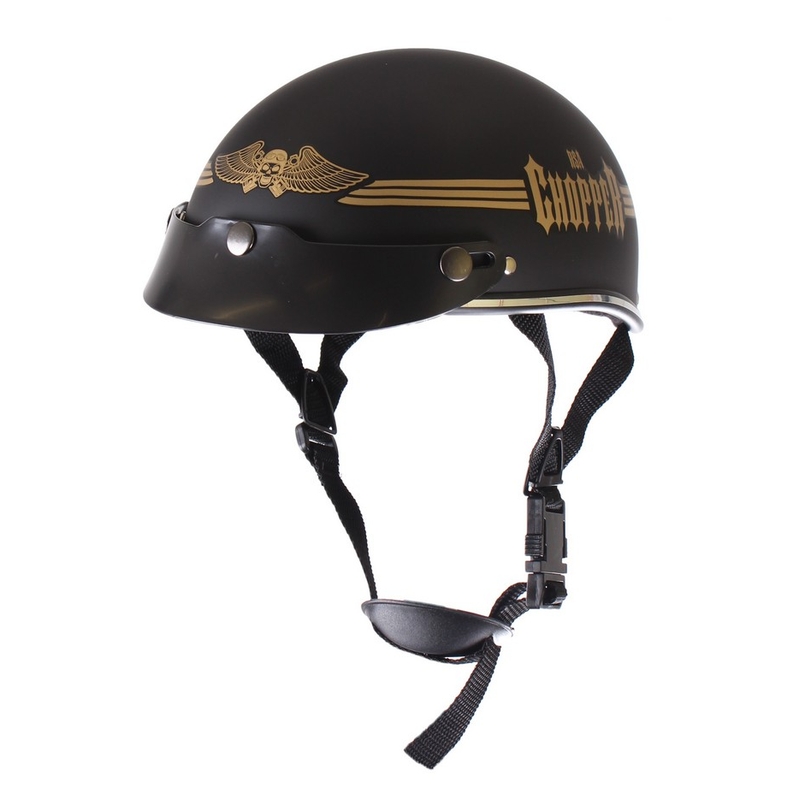 RSA Skull motoros bukósisak fekete matt