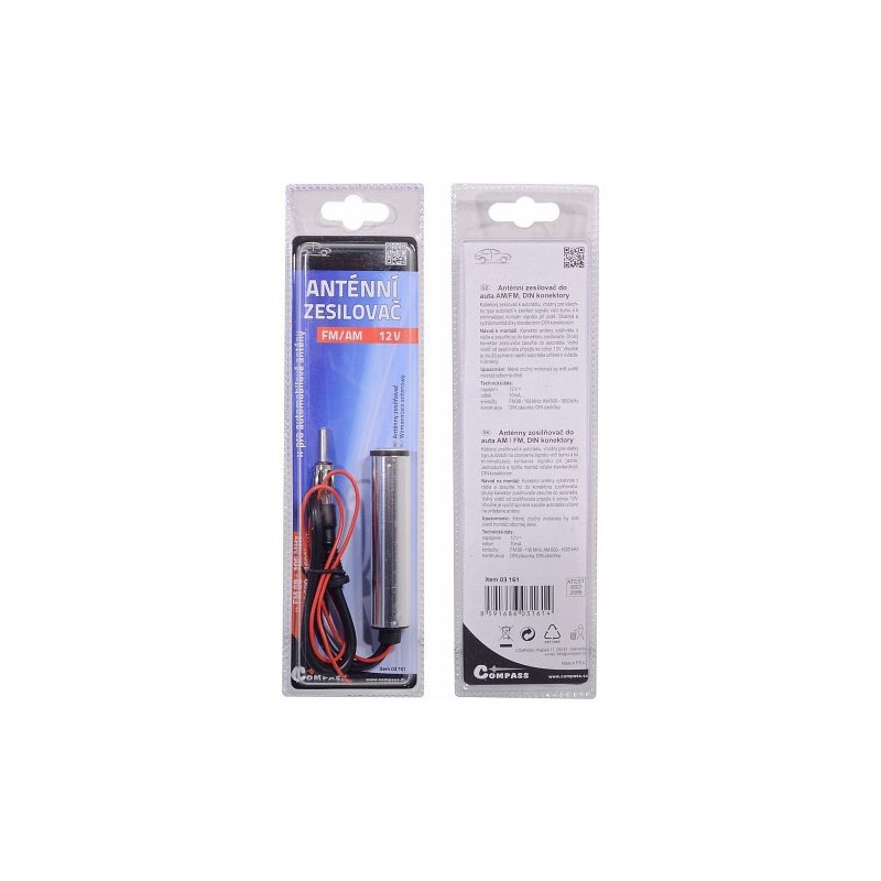 Antenna erősítő AM/FM 12V