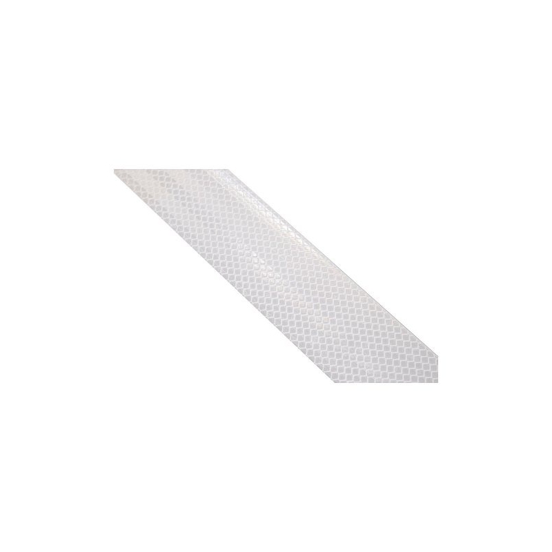 Öntapadó fényvisszaverő szalag 1m x 5cm fehér