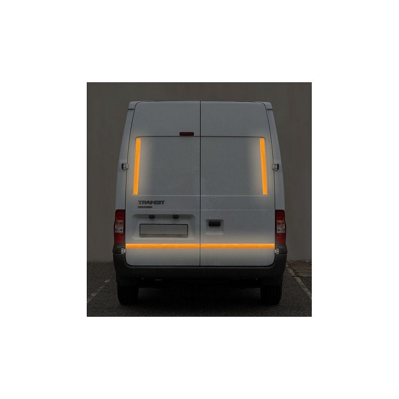 Öntapadó fényvisszaverő szalag 5m x 5cm sárga (5m tekercs)