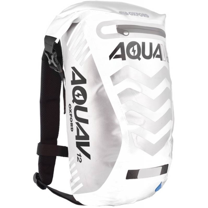 Vízálló hátizsák Oxford Aqua V12 Extreme Visibility fehér/szürke