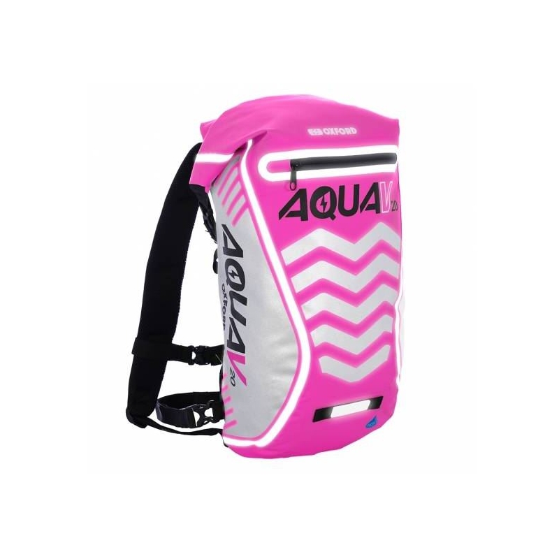 Vízálló hátizsák Oxford Aqua V20 Extreme Visibility rózsaszín