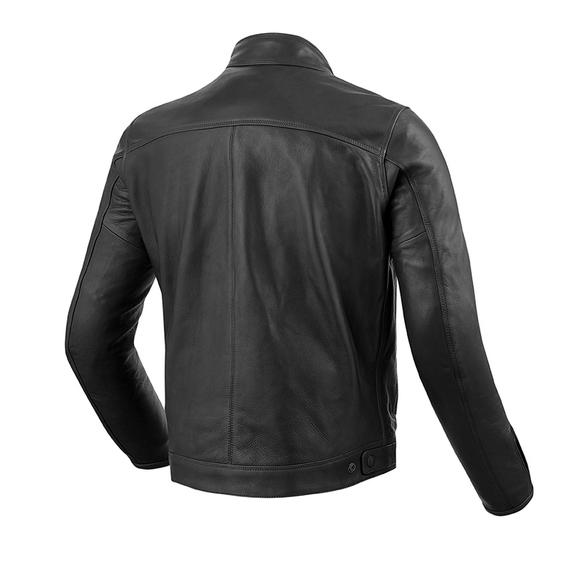 Bőr motoros kabát Revit Gibson fekete akció kiárusítás