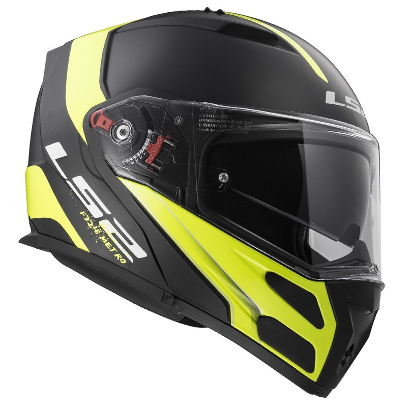 Billenő sisak LS2 FF324 Metro Rapid fekete-sárga matt