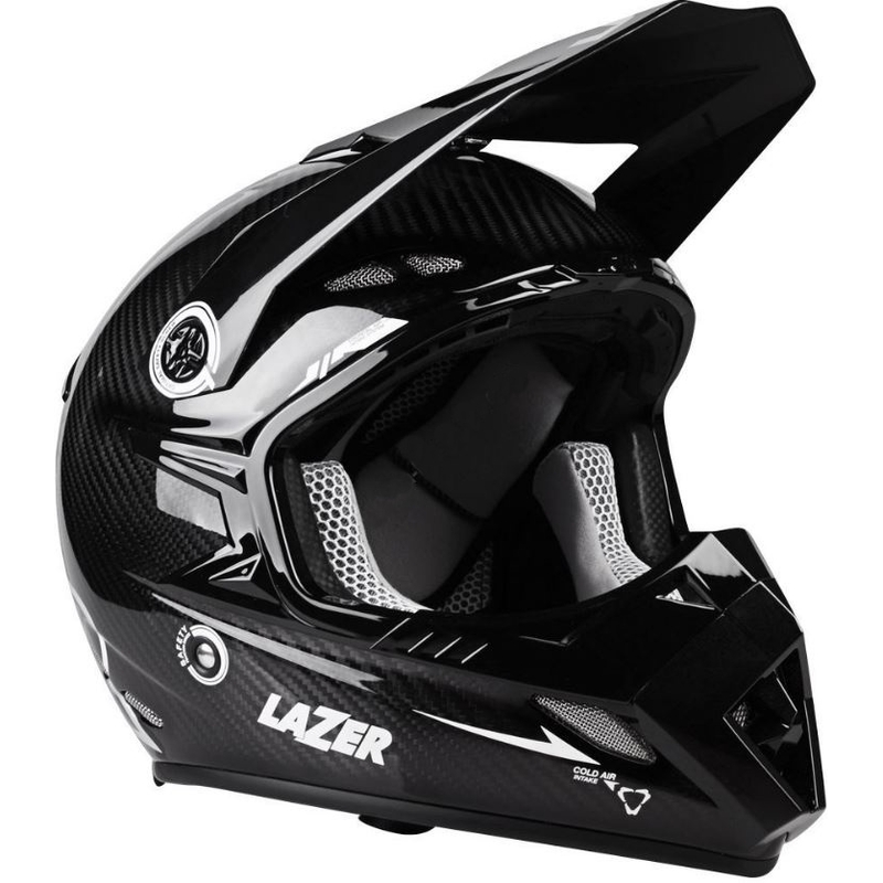 Motocross sisak Lazer MX8 X-Line fekete-fehér akció kiárusítás